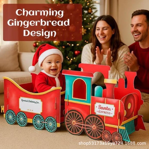 跨境新品 Unyub Christmas Presents Trains 圣诞礼物火车|undefined