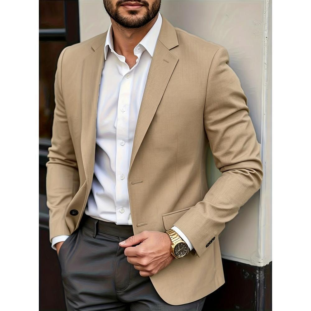 Hombres delgados trajes casuales impresión 3D clásica versátil primavera y otoño chaqueta de trajes transfronterizos Gran Bretaña spot
