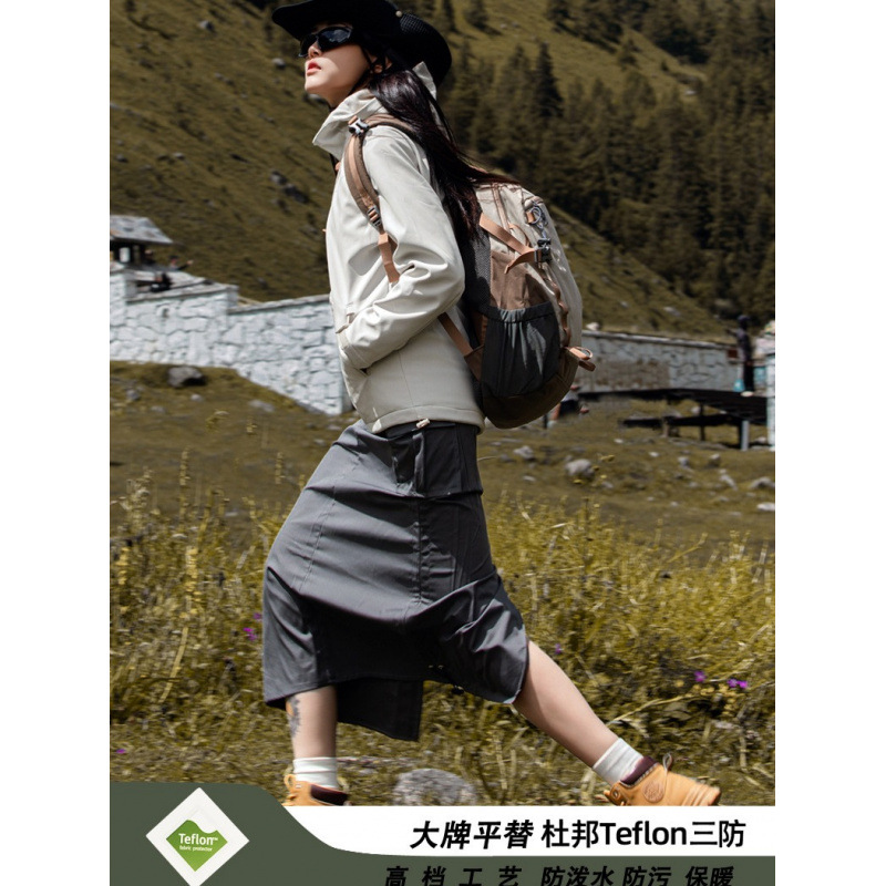Al aire libre chaqueta de asalto con capuz de pesca con capuz para hombres de otoño y invierno chaqueta de montaña impermeable con capuz de lana para mujeres