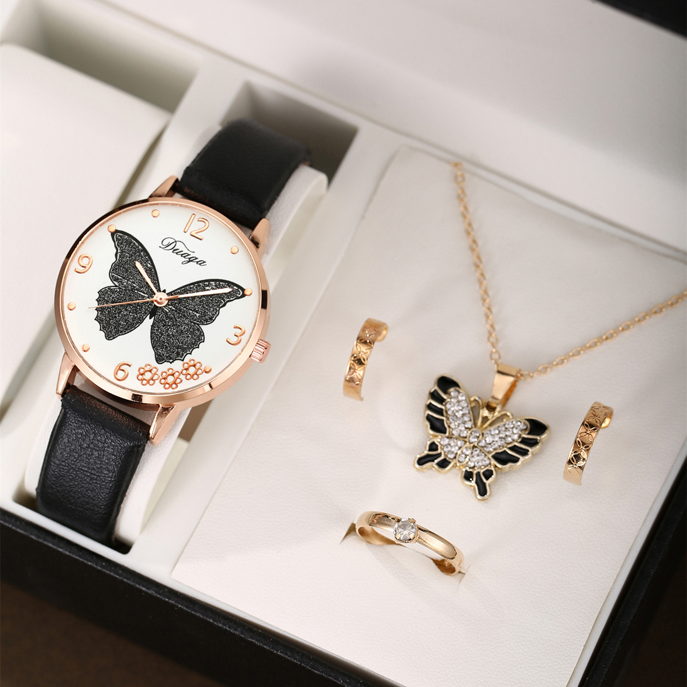 4¼þÌÚɫºûµûµõÊ×ÊÎÌ×װ£¨FD009ºÚɫ¹â°åƤ£© (1).