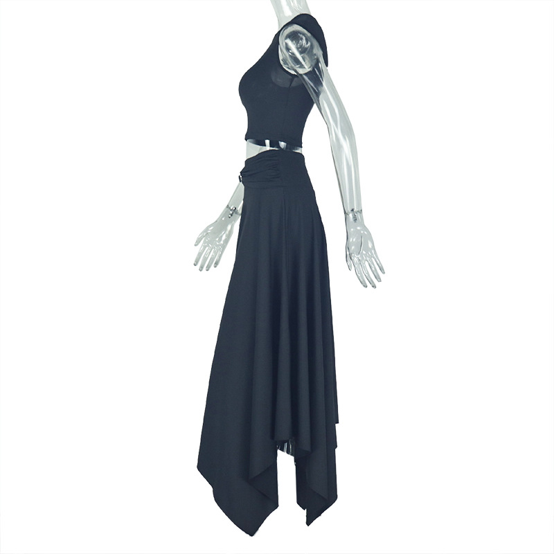 Single Cami Dress Leader Light off the Shoulder Maxi Skirt Set Casual Women Clothing