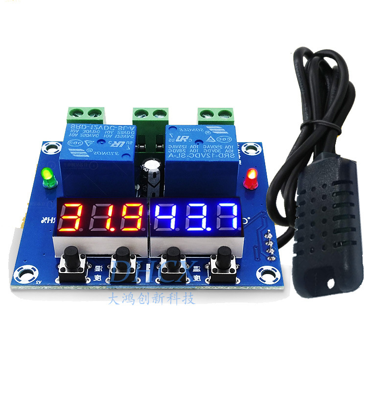 XH-M452 温湿度控制模块数显字高精度双输出自动恒温恒湿控制板