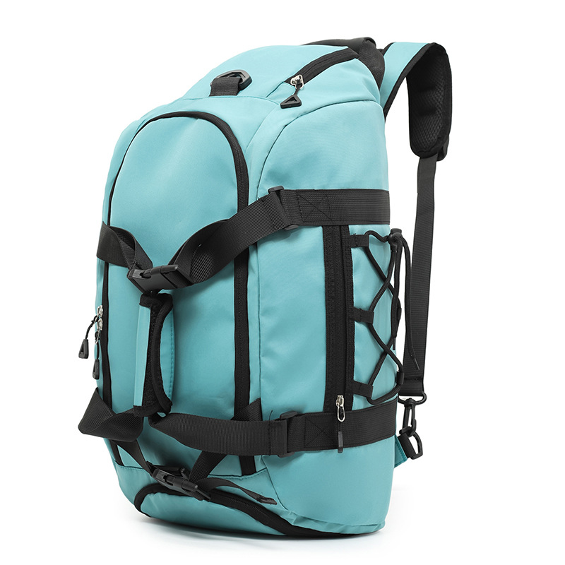 Mochila de viaje deportiva multifuncional para viajes de negocios, equipaje de mano de corta distancia, separación en seco y húmedo, bolsa de fitness de natación para hombres y mujeres