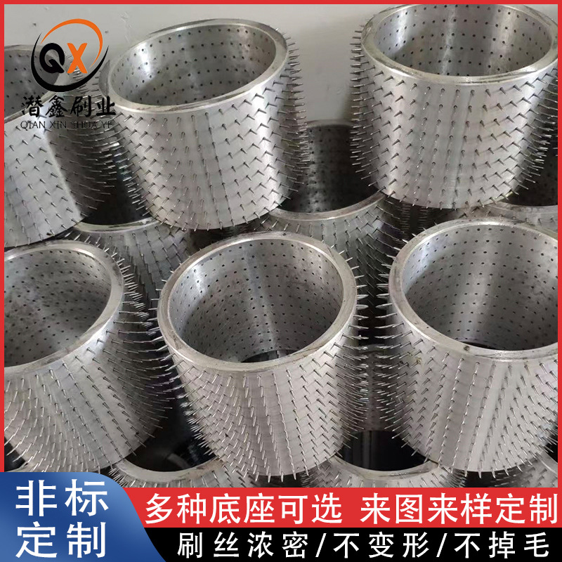毛刷厂直供针辊 收缩膜打孔机排气圆筒针辊 热烫针辊铝箔刺孔
