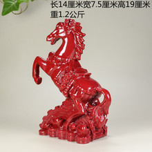 朱砂紫金砂马摆件马到成功工艺品开业礼物书房客厅装饰品直播爆款
