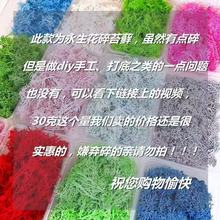 永生花苔藓30g 袋装天然干苔藓 手工花艺装饰造景专用