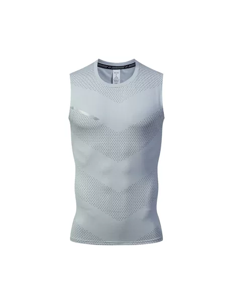 Men's Summer Ice Silk Sleeveless Vest, Thin Quick-Dry Fitness Tank Top, Sweat-Absorbent Trendy Sports Undershirt