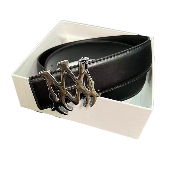New 3.8 width smooth buckle belt fashionable all-match business belt jeans belt one-piece delivery