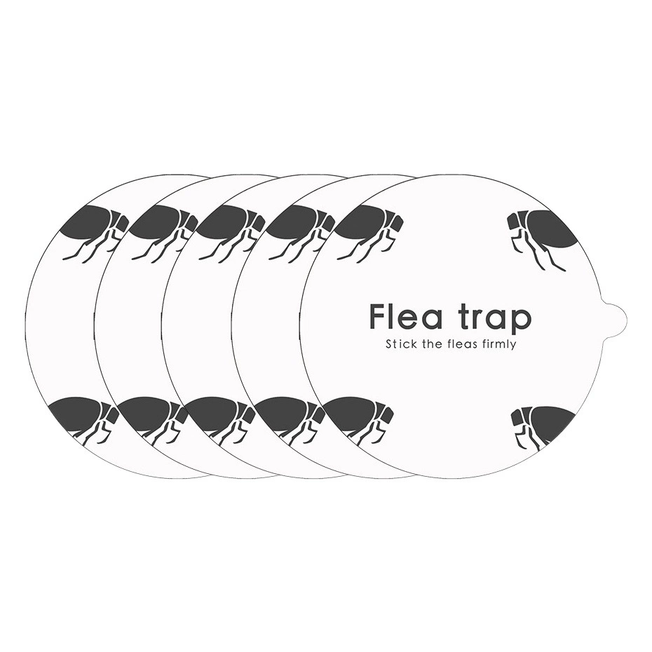 Амазонка трансграничная круглая ловушка для блох Бытовая липкая бумажная лампа для ловушки блох Лампа для ловушки блох