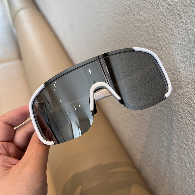 Occhiali da sole sportivi da ciclismo per uomo e donna, con montatura grande, occhiali antivento per escursioni notturne, occhiali da corsa colorati_voghion.com