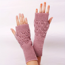 G 76601 Hollow leaf fingerless gloves �ο���Ҷ¶ָ����