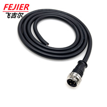 7/8英寸圆形连接器4芯 公母DC电源线ST0W 600V大电流圆形连接器