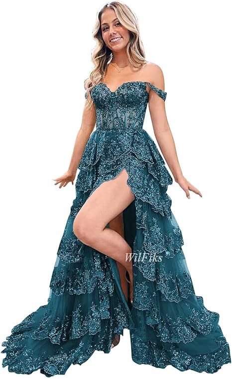 2026 al por mayor amazon nuevo vestido de noche floral vestido de lentejas largo vestido de vestido sexy europeo y americano