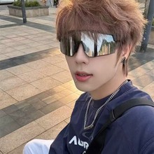 自行车骑行变色墨镜炫彩sunglasses新款欧美户外运动滑雪护目镜女