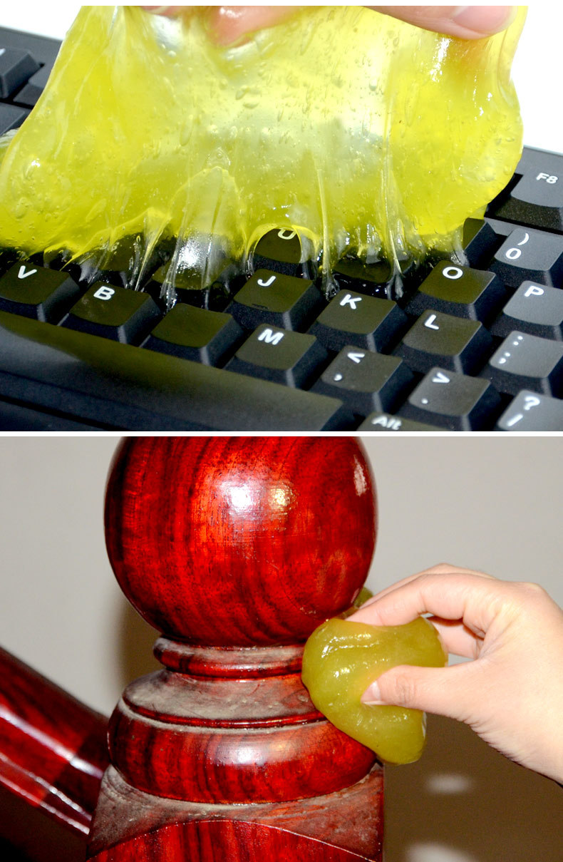 Car Sticky Interior Dust Removal Mud Car Washing Dust Artifact Multifunctional Cleaning Soft Rubber Ball Sticky Car