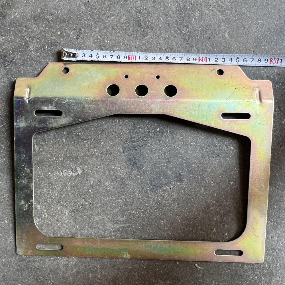 Road clearance vehicle license plate frame, dedicated license plate holder for road rescue vehicles, license plate bracket for engineering vehicles