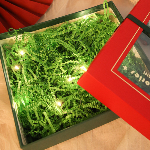Manufacturer wholesale 20g 100g paper silk wedding candy box decoration gift box filling wrinkled wavy paper raffia