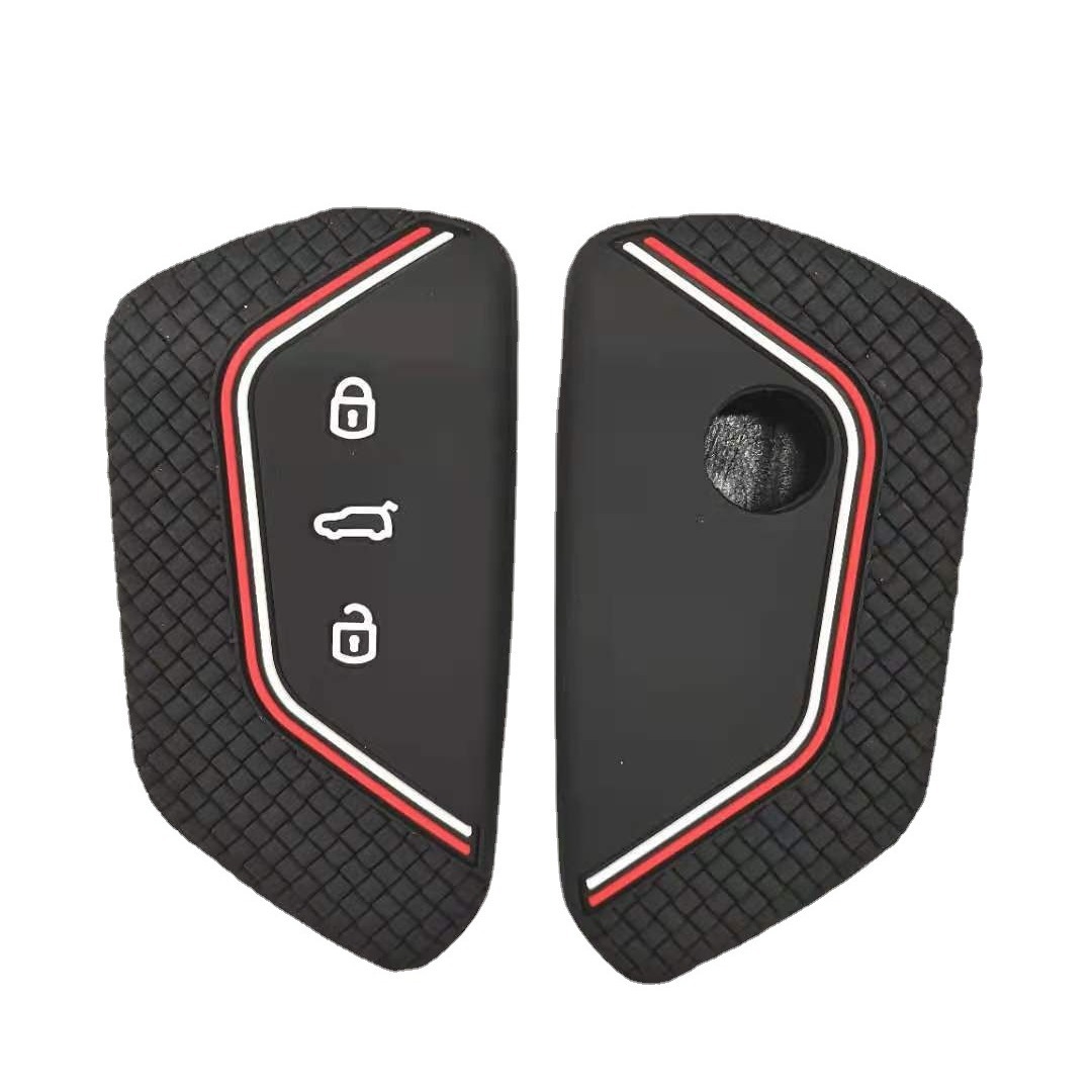 실리콘 공장 적용 골프 8 폭스 바겐 마고탄 자동차 키 케이스 8 세대 원격 제어 보호 케이스