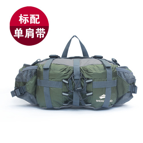 Cartera nueva bolsa de cintura al aire libre multifuncional impermeable de gran capacidad para hombres y mujeres montañistas a pie bolsas de hervidor de agua al por mayor