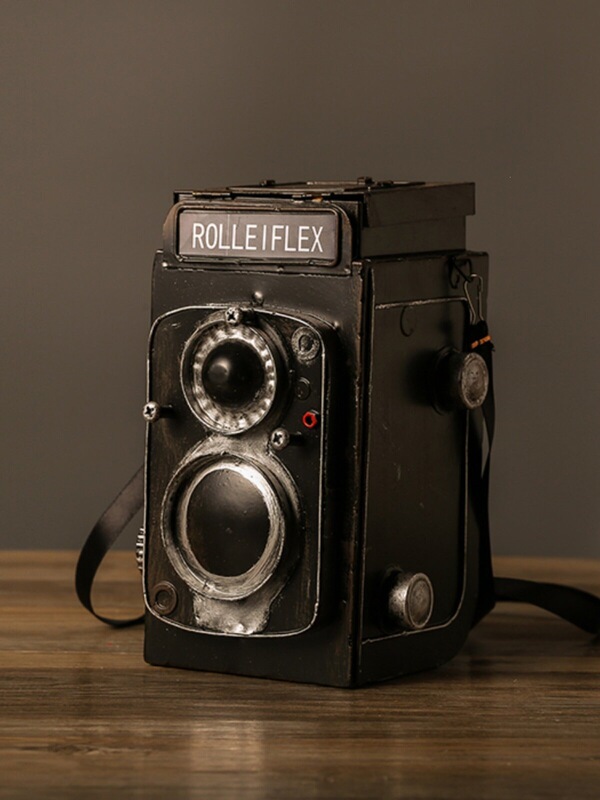 Retro Vintage Camera Model Photography Props Nostalgic Crafts Window Display Decorations Ornaments