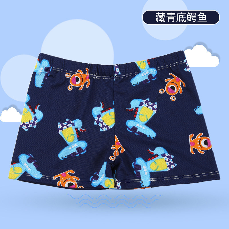 Bañadores de natación para niños moda dibujos animados impresos troncos de natación para niños playa para niños de secado rápido transpirable Boxer pantalones cortos de natación al por mayor
