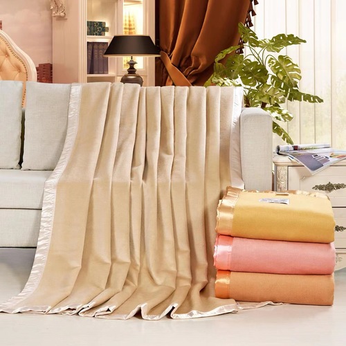 蚕丝毯真丝毯子空调毯午睡盖毯夏季绒面保暖卧室床上真丝毯盖毯