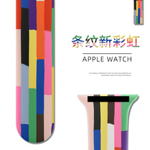 苹果表带iwatch手表表带适用apple watch11硅胶表带单反扣ultra3