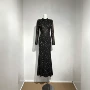 高领修身秋季长袖连衣裙