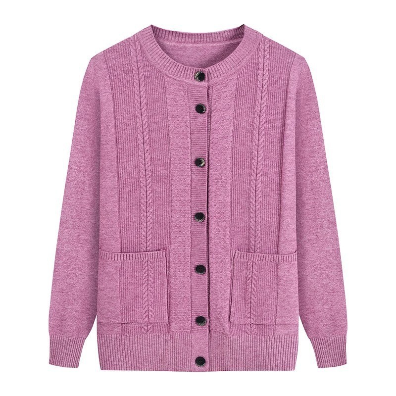 Source Factory Mother's Spring & Fall Knitted Tops Grandma's Sweaters Old Lady's Outwears Middle-Aged and Elderly Women's Long-Sleeved Cardigans Source Factory Mother's Spring & Fall Knitted Tops Grandma's Sweaters Old Lady's Outwears Middle-Aged and Elderly Women's Long-Sleeved Cardigans