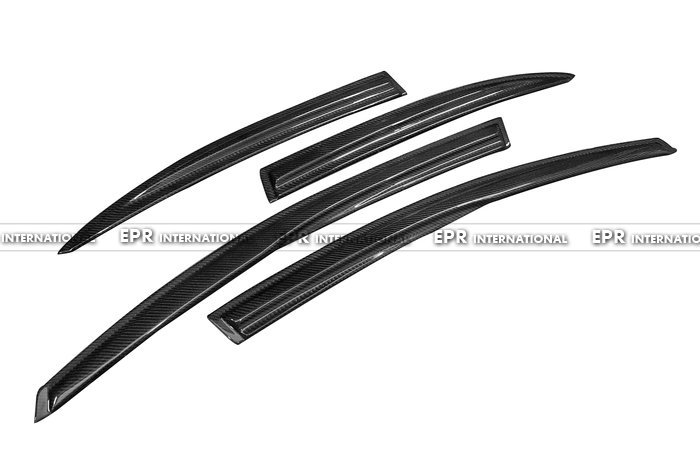 Window Visor Rain Guard For Honda Civic FD2 Carbon Fiber