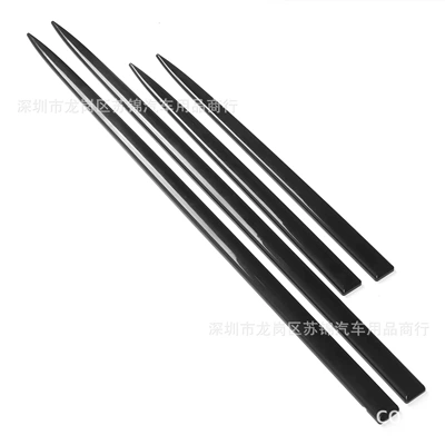 Car Anti-Collision Strip Protection Decorative Bright Strip Body Anti-Scratch Strip Door Edge Anti-Scratch Adhesive Strip Car Door Anti-Collision Strip Sticker (Qapı və bamper qoruyucu zolaqlar) - glossy-black-4-pack