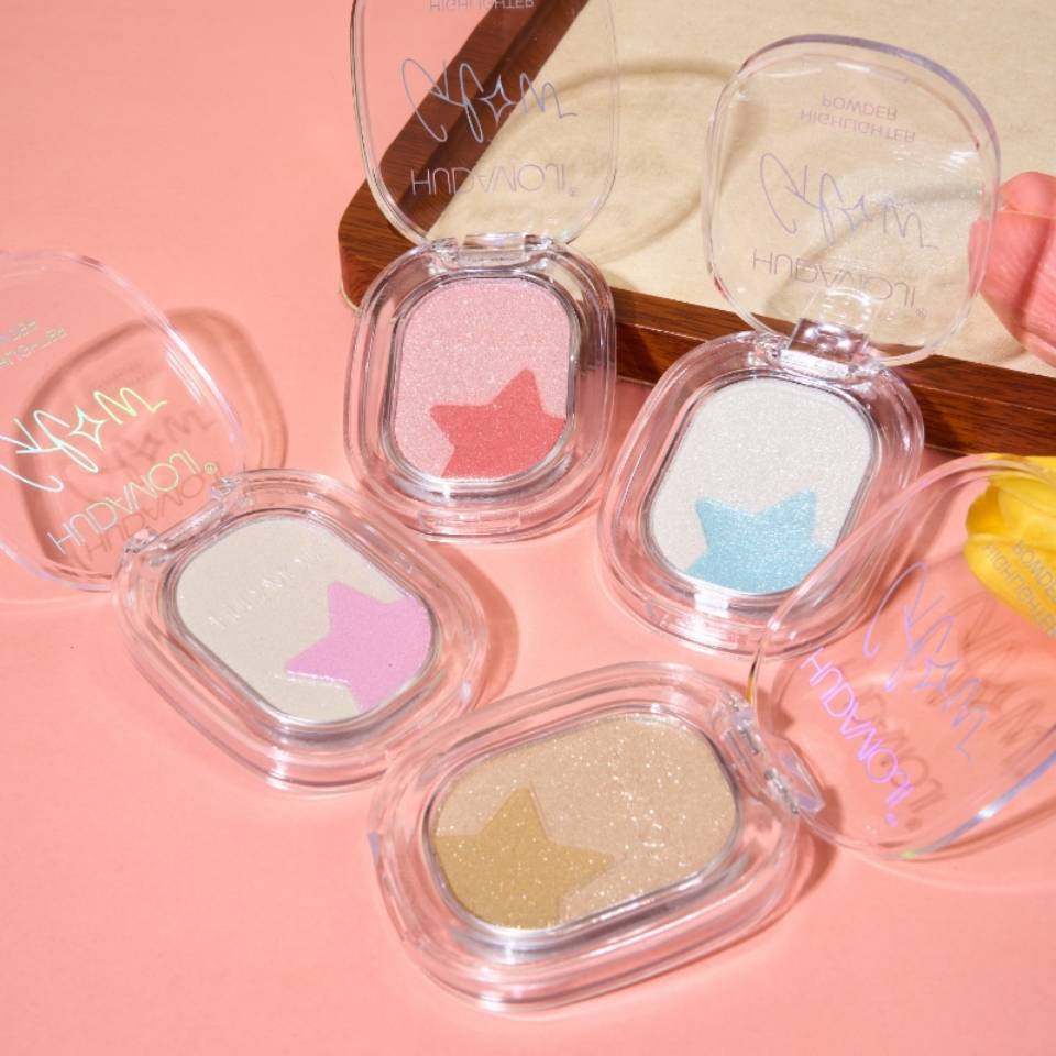 Maquillaje transfronterizo al por mayor estrellas polvo de brillo perlado lleno brillante polvo de mejora de la cara