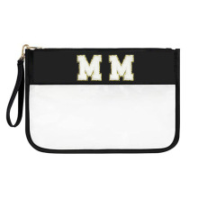 防水透明PVC刺绣字母化妆包高颜值多用途旅行洗漱包便捷化妆品包