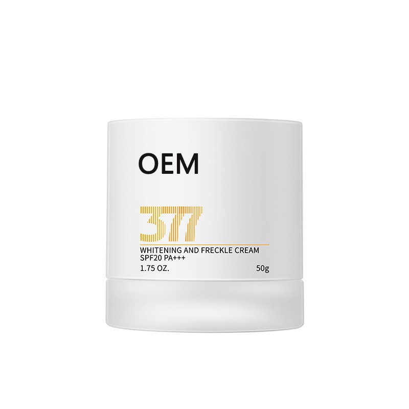 OEM blanqueamiento de manchas crema de protección solar manchas ligeras personalizadas para aclarar la piel crema hidratante fábrica de marcas OEM