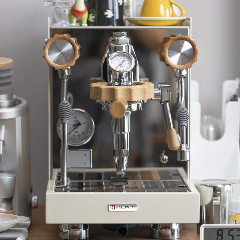 C6 C7 C9 Coffee Machine Modification Anti-Scalding Ring Brewing Head Cover Solid Wood Modification Parts Not Included