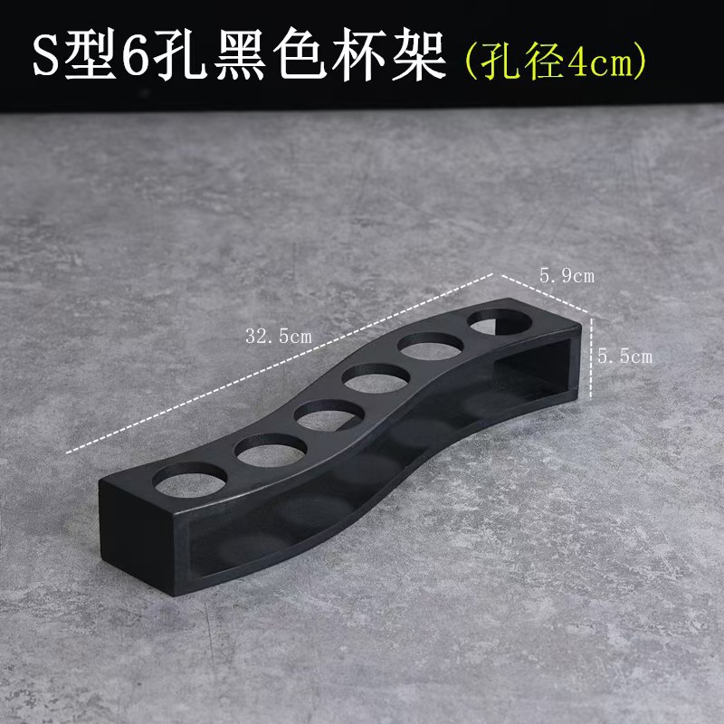 Portavasos de estante de vino creativo del hogar portavasos de madera de bambú copa de vino blanco pequeña taza de vino bandeja de almacenamiento estante de taza de espíritus