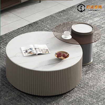 tea table TV cabinet combination Italian Light extravagance a living room furniture Simplicity modern tea table Small apartment Northern Europe