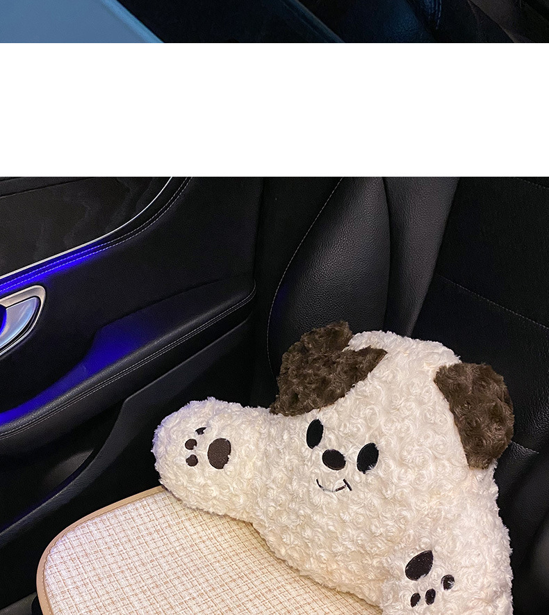 Car seat cushion universal four seasons linen car ventilated seat cushion summer cartoon cute seat cover anti-dirty and permeable women
