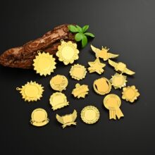 现货金属徽章烤漆激光胸章勋章胸针个性文创纪念品锌合金奖章奖牌