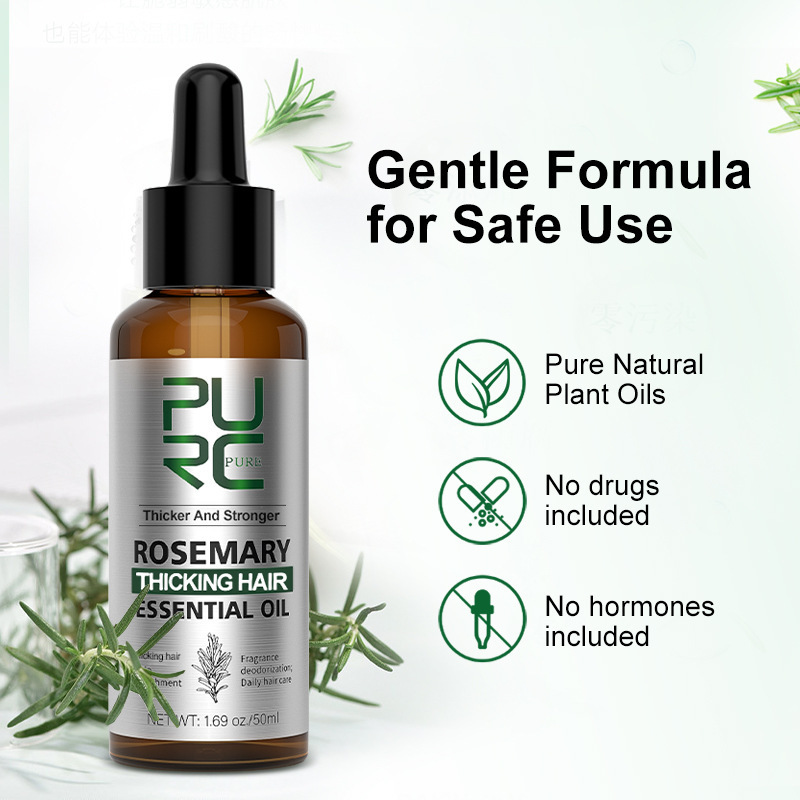 跨境外贸 PURC迷迭香护发精油 薄荷生姜护发养发头皮护发精油|undefined