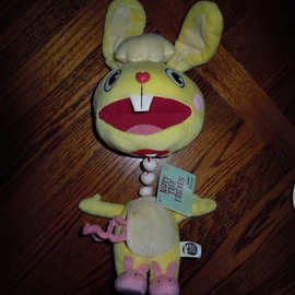 新款 Happy Tree Friends (Cuddles) Interactive 玩偶毛绒玩具