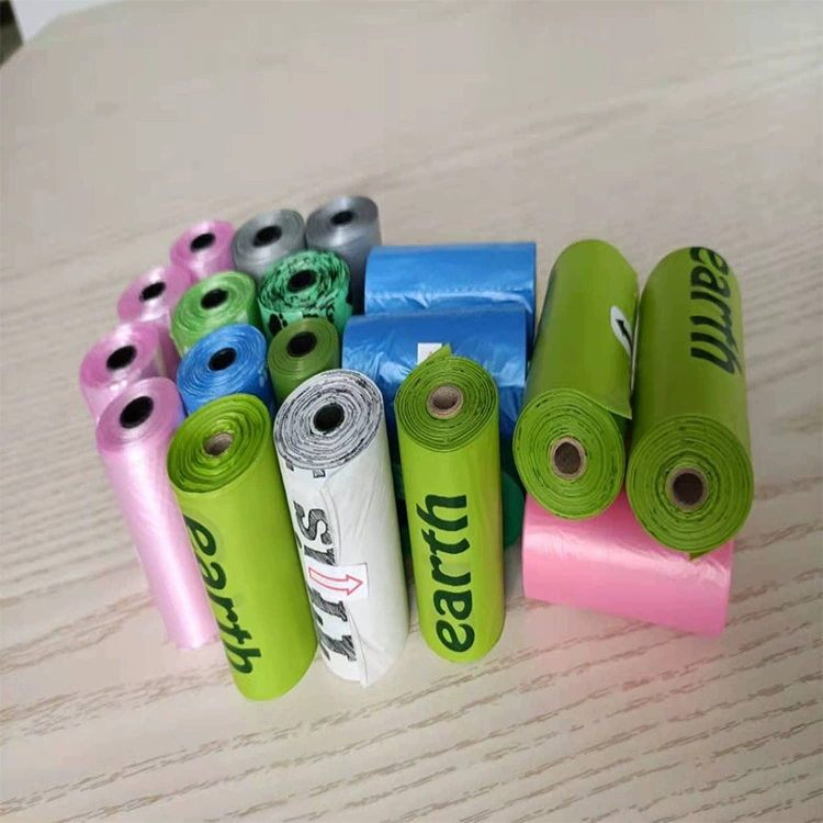 ПЭТ забрать мешок собака какашек мешок домашнее животное мешок для мусора разлагаемые настраиваемый логотип