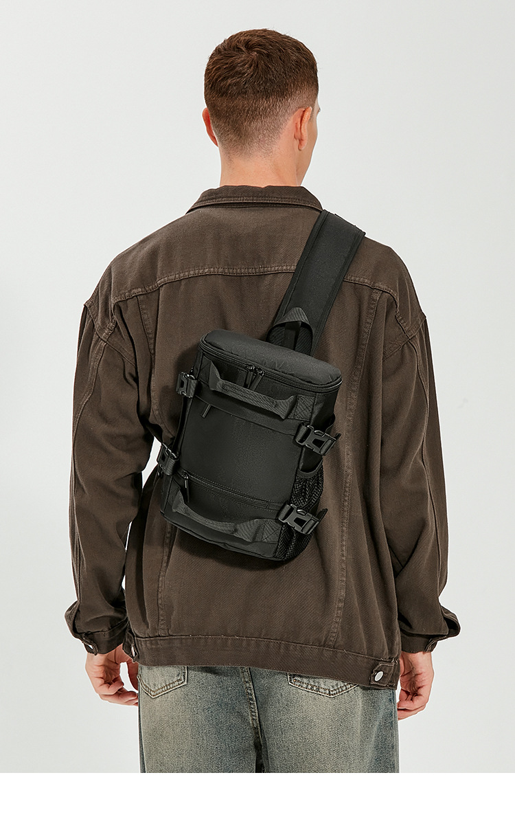 Herren Crossbody Trendy Marke Große Kapazität Brust Männer Funktionale Arbeitskleidung Schulter Tasche Personalisierte Radfahren Kleine_voghion.com