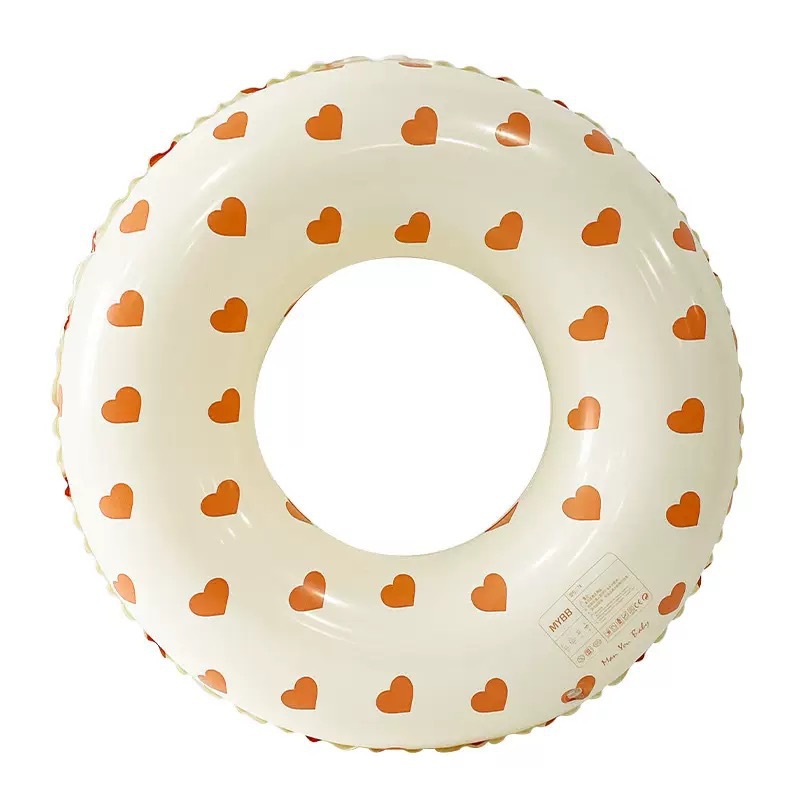 Nuevo anillo de natación para padres e hijos red retro doble bolsa de aire bajo la axila verde engrosado anillo flotante inflable al aire libre