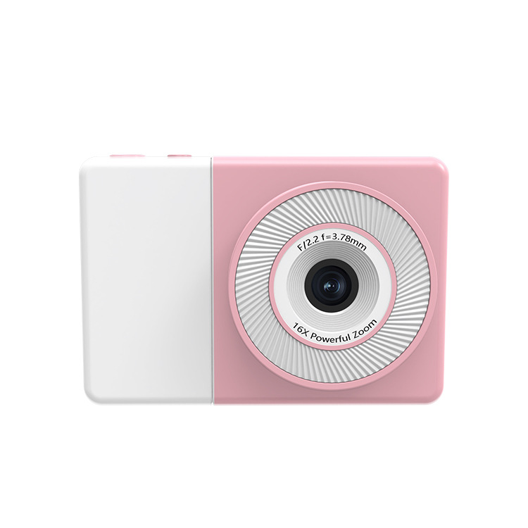 Cámara Digital Infantil Pantalla Táctil Doble Lente 3.0 Pulgadas de Plástico ABS con Juegos y Video para Estudiantes