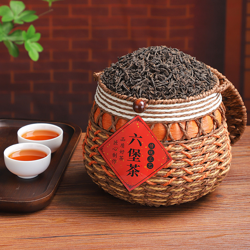 陈年广西六堡茶梧州自己喝散装茶去湿特500克正品陈香正品茶批发