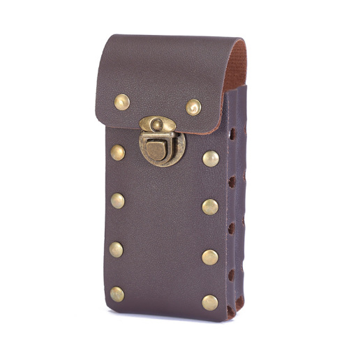 Cross-body phone bag, waist bag for men, wearing a belt phone bag, vertical model, stall work, hanging waist phone case, cross-border new product