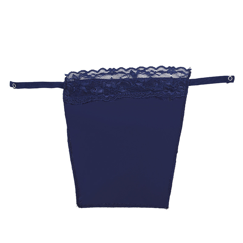 En stock anti-exposición artefacto tubo de una sola pieza de tela superior primavera y verano cuello falso fino encaje tubo sin costuras paño superior