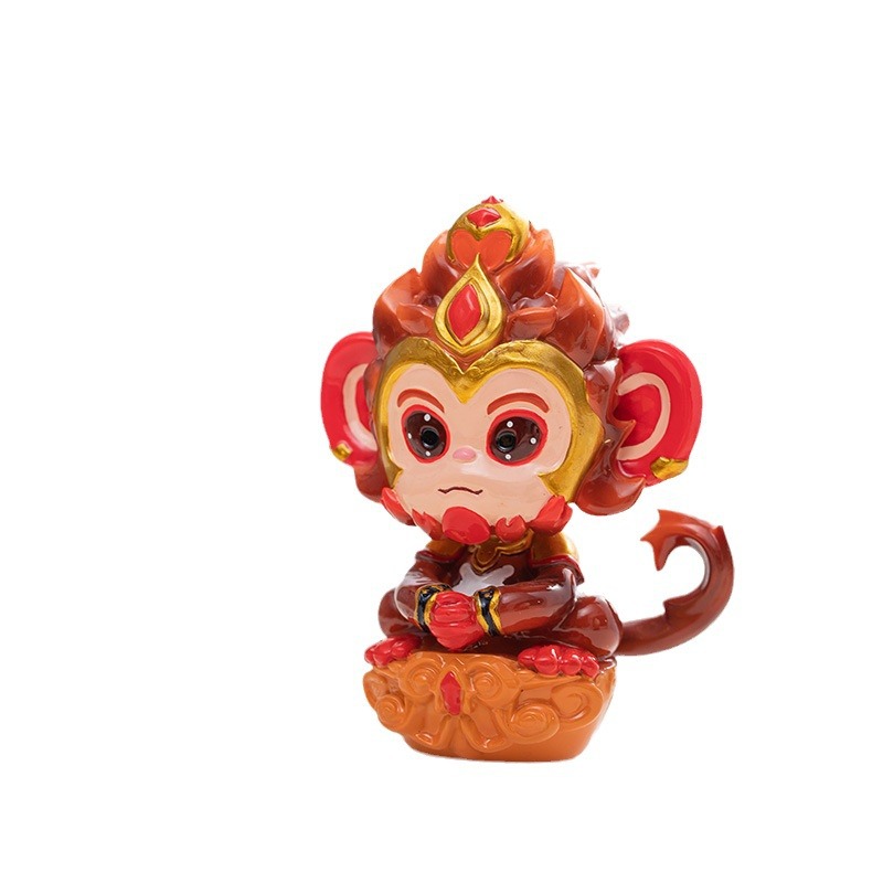 Black Myth Wukong Hand-run Game Surrounding Wuneng Pig Car Resin Desktop Small Ornaments Annual Meeting Logo Customization