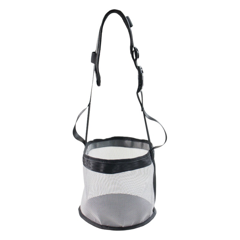 Suministros ecuestres bolsa de paja de caballo fácil de llevar bolso de heno bolsa de heno de caballo de alimentación lenta de gran capacidad